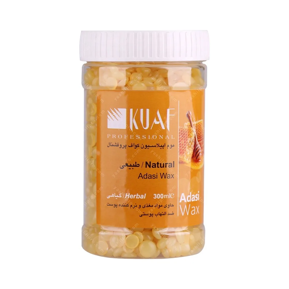 موم اپیلاسیون عدسی کواف مدل natural حجم 300 میلی لیتر