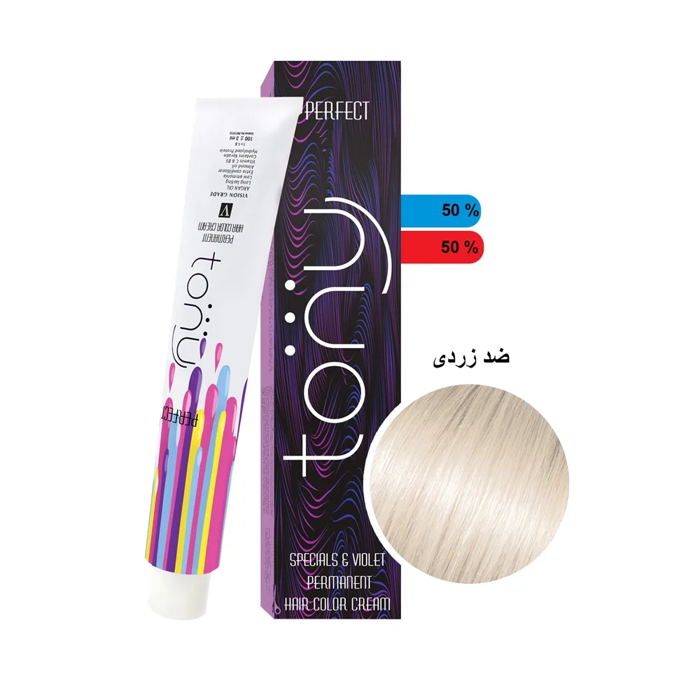 رنگ مو تونی مدل ضد زردی