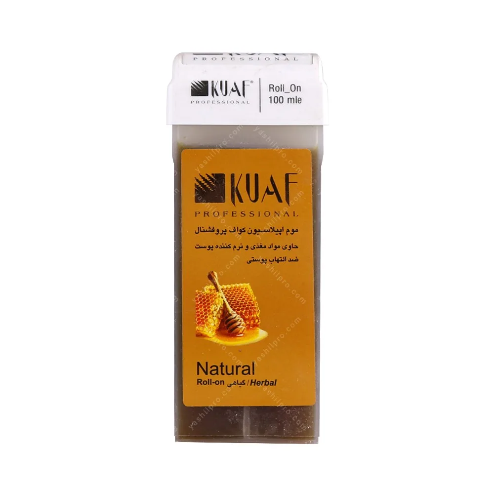 موم اپیلاسیون خشابی کواف مدل roll-on natural حجم 100 میلی لیتر