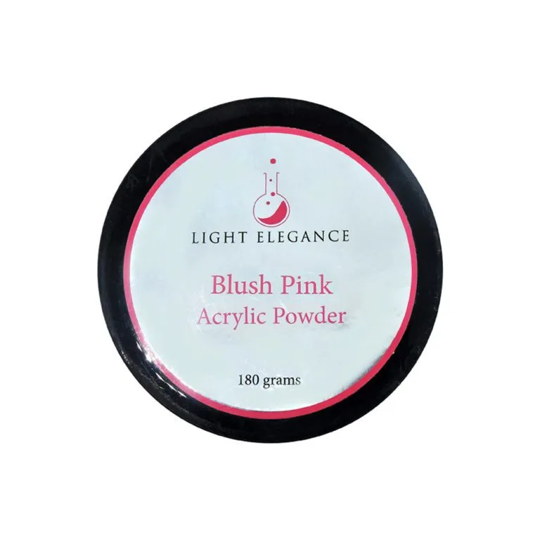 پودر کاشت ناخن لایت الگانس مدل BLUSH PINK حجم 180گرم 2