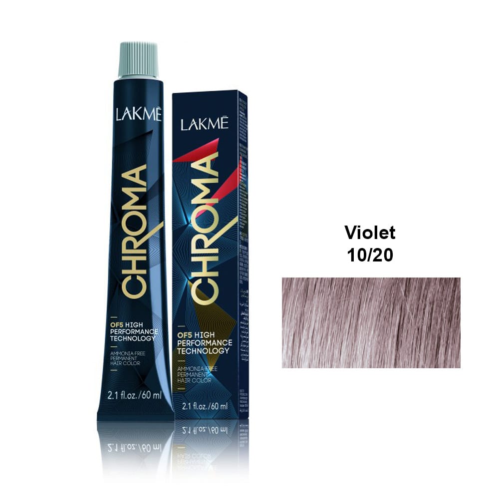 رنگ مو بدون آمونیاک کروما لاکمه گروه بنفش Lakme