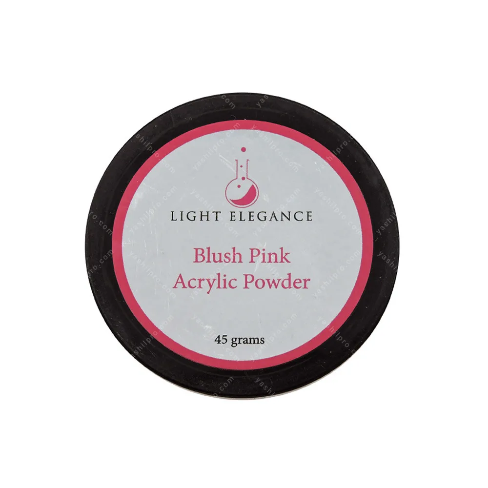 پودر کاشت ناخن لایت الگانس مدل BLUSH PINK حجم 45گرم 2