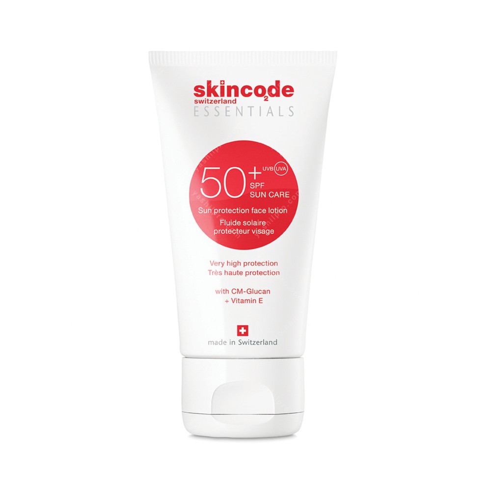 لوسیون ضد آفتاب +SPF 50 (فاقدچربی) اسکین کد