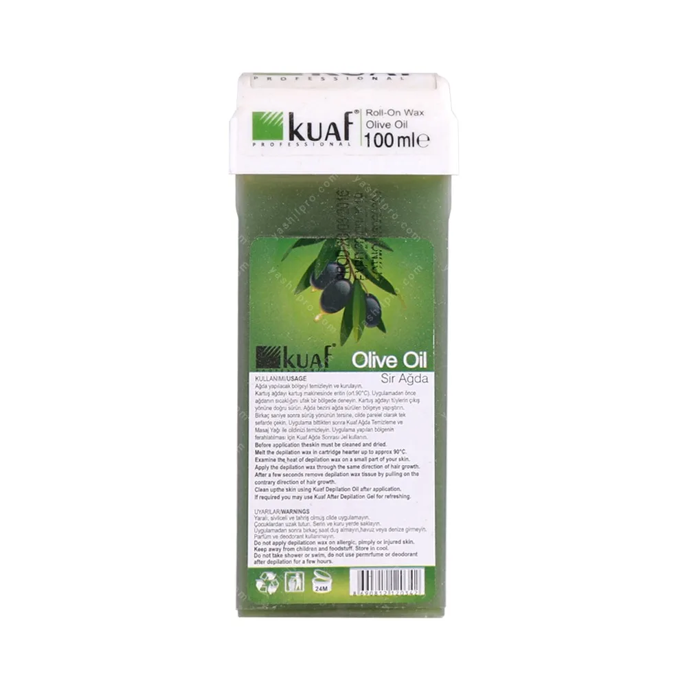موم رولی اپیلاسیون کواف مدل olive oil حجم 100 میلی لیتر