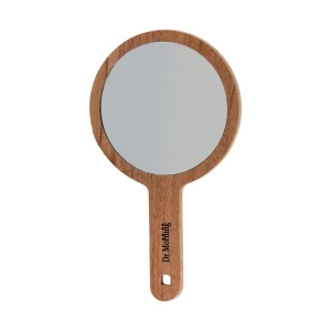 آینه گرد چوبی دسته دار دکتر مورنینگ مدل W301